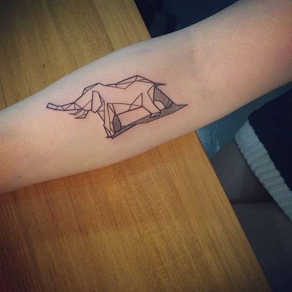 tatuagens femininas de elefante