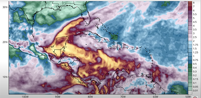 Alta posibilidad de ciclón en el Caribe, con lluvias fuertes