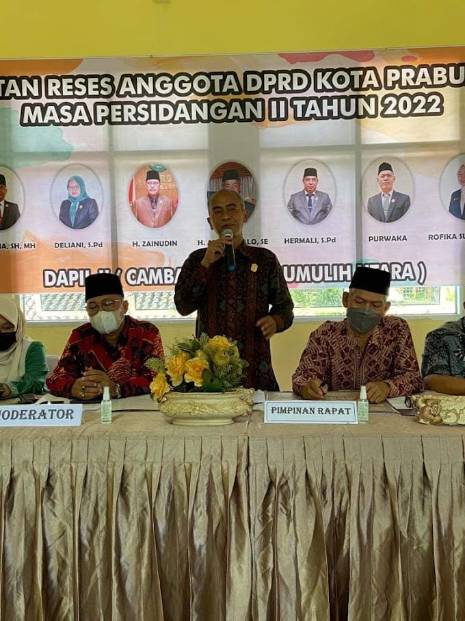 Prabumulih, 16 April 2022 Anggota DPRD dapil II melaksanakan Kegiatan Reses Masa Persidangan II Tahun 2022 Bertempat di Aula Kantor Camat Prabumulih Utara,  Turut hadir dalam acara reses tersebut Anggota DPRD dapil II Kota Prabumulih yang di ketuai oleh bapak H . A. Palo , Camat Prabumulih Utara Dan Lurah Se-Kelurahan Prabumulih Utara Kota Prabumulih #Mabesbisa