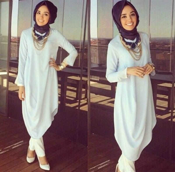 Model Busana Hijab Casual Remaja Terbaru 2015