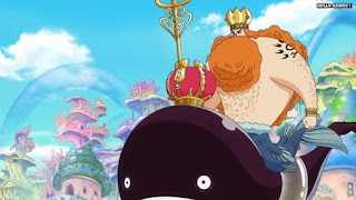 ワンピースアニメ 魚人島編 545話 ネプチューン ホエ じゃもん | ONE PIECE Episode 545