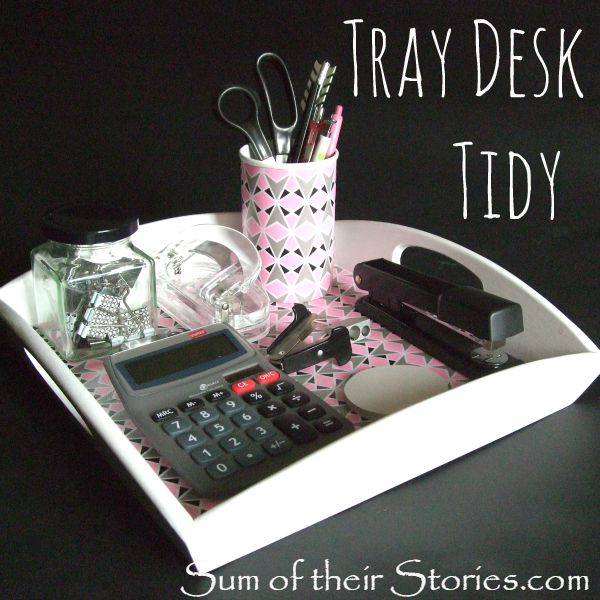 DIY Desk tray