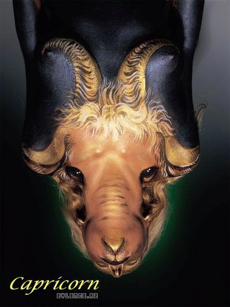 Capricorn Body Paint