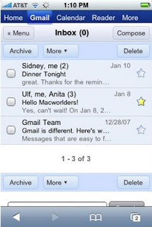 New Gmail version for iPhone/iPod
