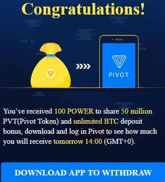 Download Pivot Earning Apk- Pivot Table / Bit Coin/ Earn Daily / Daily Power Apkpure2 