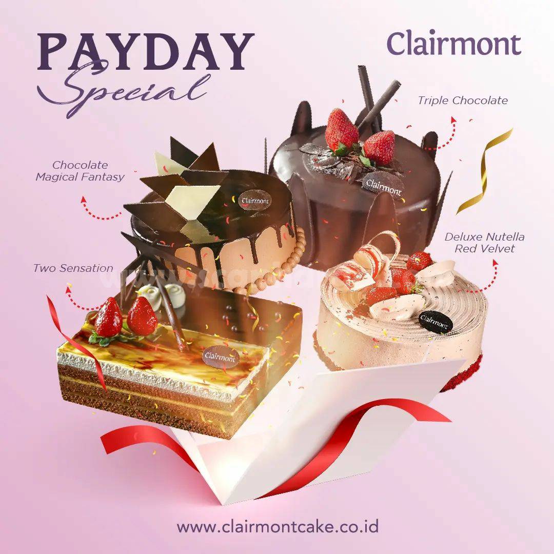 Promo CLAIRMONT PAYDAY SPECIAL Diskon Up to 27% Off