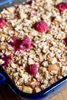 Apple Raspberry Baked Oatmeal: Savory Sweet and Satisfying 