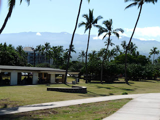 Kalama Beach Park Kihei with Haleakala in background