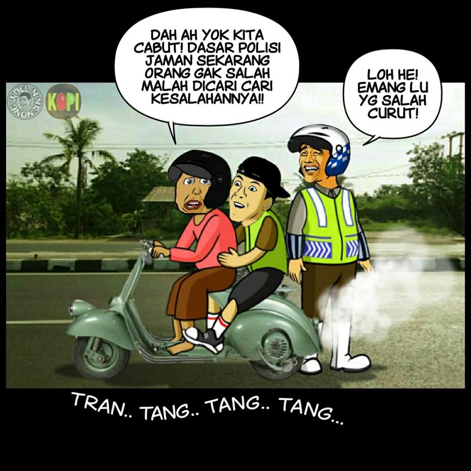 Tidak Takut Ditilang MEME COMIC