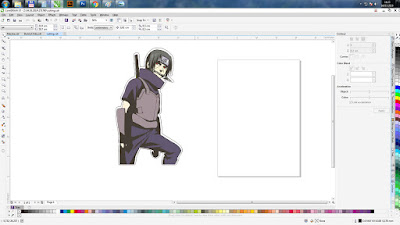 Cara Mudah dan Cepat -  Membuat Cutting Line Stiker, Ganci di Coreldraw
