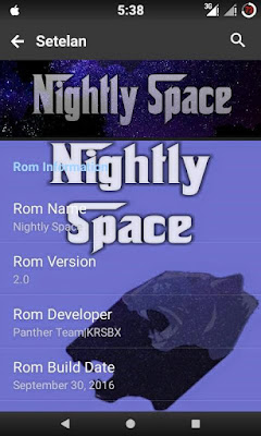 Custom Rom Nighly Space V2 For MT6572 JeallyBeen