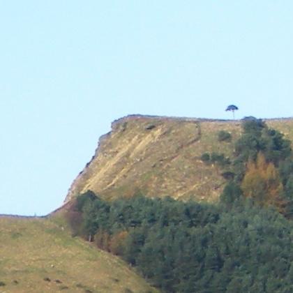 A brief moment of sunshine in Castleton, Derbyshire