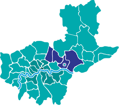 Barking-Dagenham Map Region