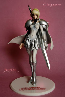 no. 47 clare claymore, no. 47 clare, clare, clare pvc figure, claymore, photography