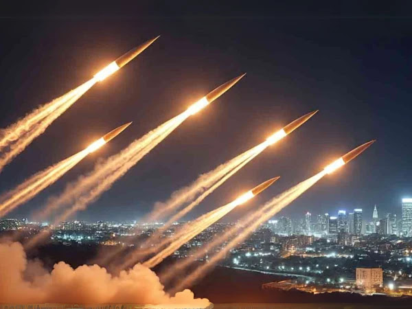 تصاویر: حالیہ جنگ میں ایران کا اسرائیل پر اب تک کا سب سے بڑا حملہ Photos: Iran's biggest attack on Israel in recent war