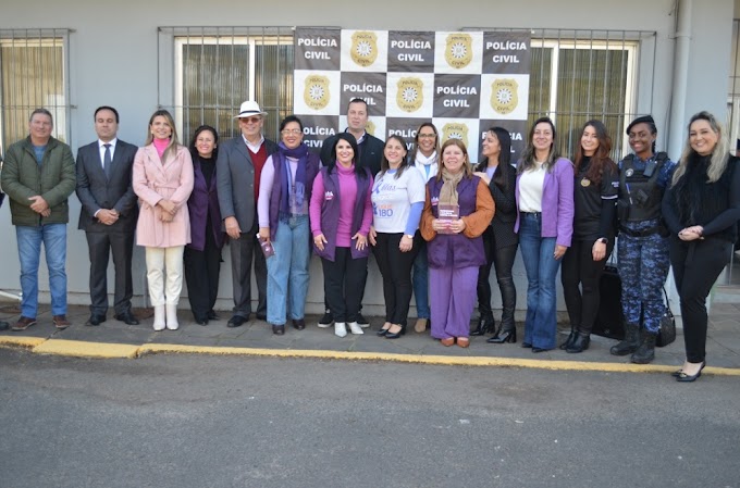 Salas das Margaridas são inauguradas nas 1ª e 2ª Delegacias de Polícia Civil de Cachoeirinha