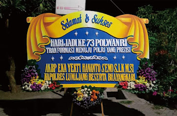 Toko Karangan Bunga HUT Polwan Surabaya 0852-3255-2459 CALL