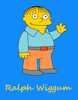 ralph wiggum, the simpsons, cartoon, animation, tv series, comedy, fun, humour, boy, cute, silly,