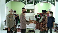 Polres Tanggamus Laksanakan Jumling di Masjid Muttaqin Ulu Belu