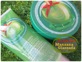 Manzana Glaseada de The Body Shop - Exfoliante y Manteca Corporal {Navidad}