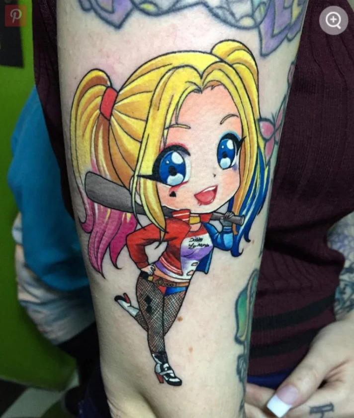 vemos tatuajes de harley quinn