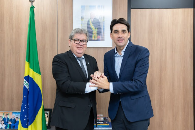 João Azevêdo se reúne com ministros Fernando Haddad e Sílvio Costa Filho e trata de investimentos em infraestrutura
