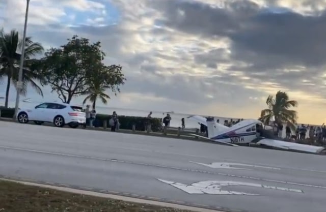 Avion aterrizó de emergencia