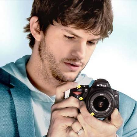 ashton kutcher nikon