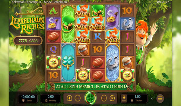 Main Gratis Slot Indonesia - Leprechaun Riches PG Soft