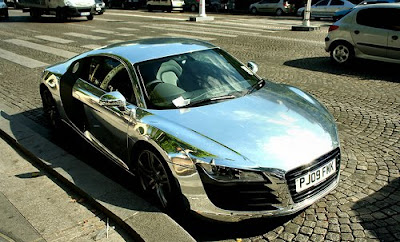 Audi Bentley on Cool Chrome Audi R8 5 2 Fsi