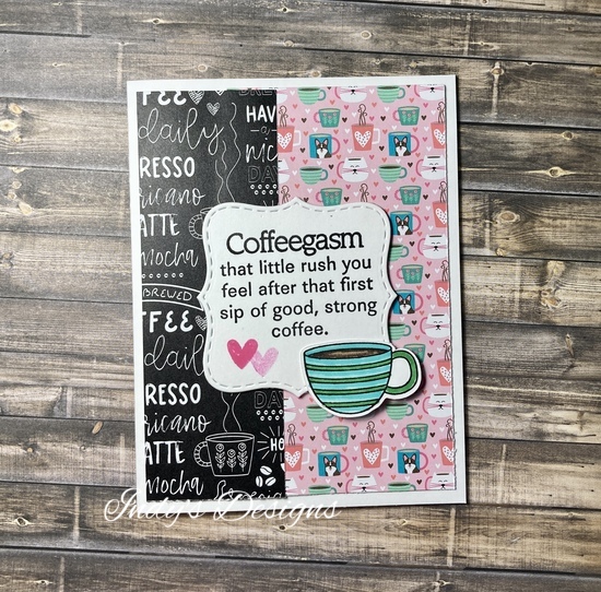 Coffeegasm features products from Catherine Pooler, Newton's Nook Designs, and Riley and Company