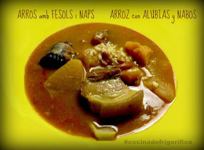 arros amb fesols i naps #cocinadefrigorifico