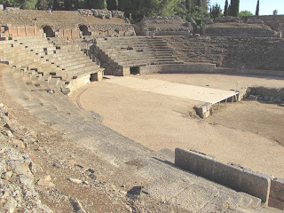 Anfiteatro de Mérida; anfiteatro romano; Mérida; Badajoz; Extremadura; Vía de la Plata