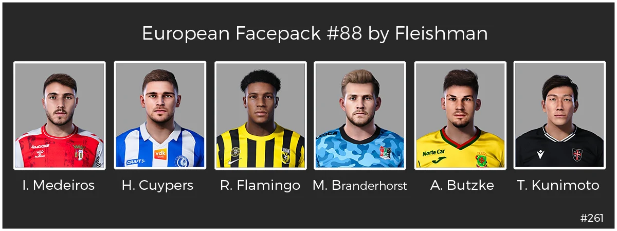 PES 2021 European Facepack #88