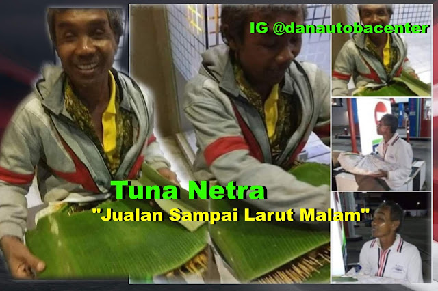 Kisah Tuna Netra Penjual Sate, Jualannya Basi Hingga Tak dapat Tumpangan, Begini ceritanya