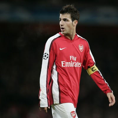  that Arsenal midfielder and Spanish international Cesc Fàbregas (21) has 