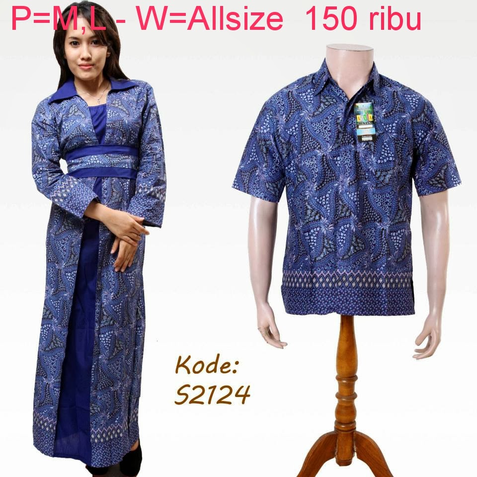  Baju  Batik  Pasangan  Modern Model  Trendy Model  Baju  Batik 