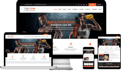 Free WordPress Fitness Theme