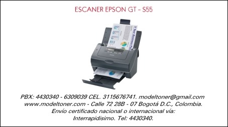 ESCANER EPSON GT – S55