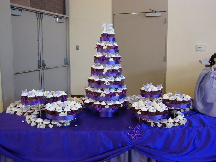 I whopped out 350 cupcakes for this cupcake tower