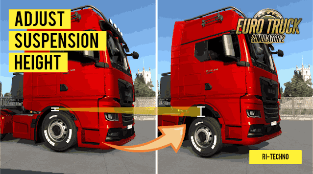 How to Adjust Suspensions on ETS2: Change Truck Height with a Button!