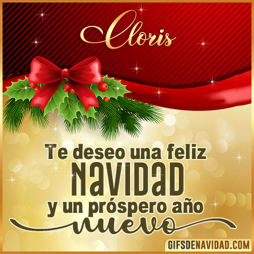 Feliz Navidad Cloris Feliz Navidad Cloris