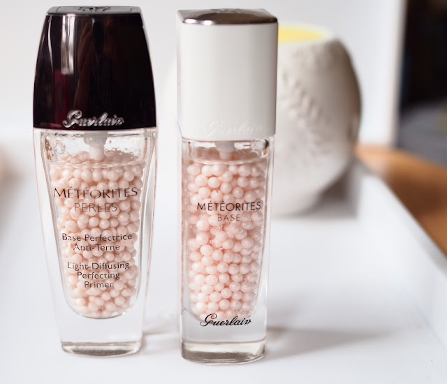 Guerlain Meteorites Base and Meteorites Perles Primer comparison