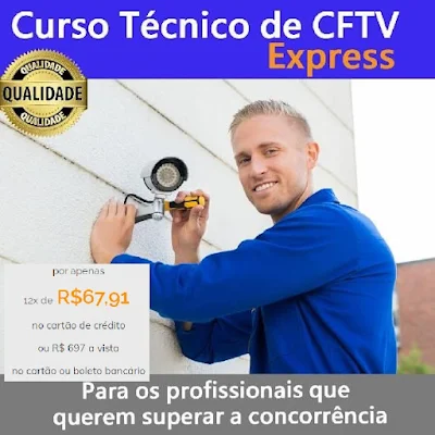 Curso Online de CFTV e DVRS - Como Instalar Câmeras de Segurança -  Faça você mesmo