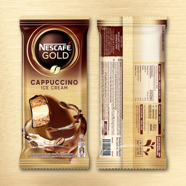 Review Aiskrim Nescafe Gold Cappucino