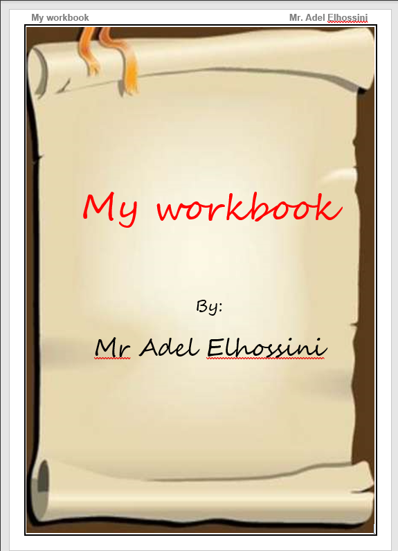 كتاب Workbook وورد الصف الثالث الإعدادى الترم الثانى 2021 مستر عادل الحسينى