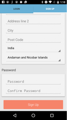 Easy Login Facility of OpenCart Android Mobile App Builder Plugin | knowband