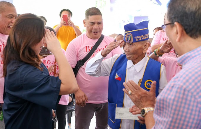 Taguig City Honors 100-Year-Old Veteran with ₱100,000 Cash Gift