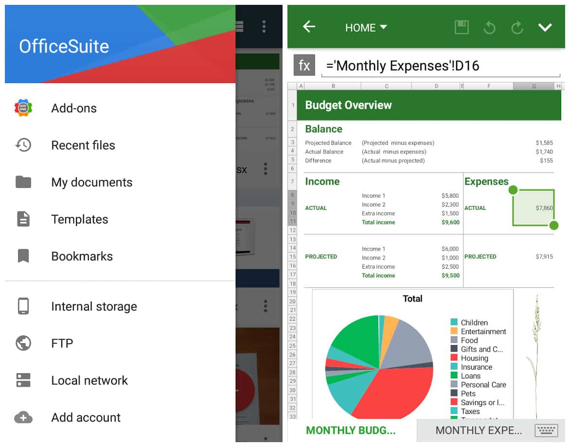 OfficeSuite 8 + PDF Editor Premium v9.0.8845 Cracked APK 