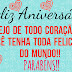 mensagem de feliz aniversario para filha